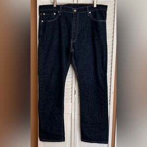 Mens Levis 513 dark indigo blue jeans Size 38x30 waist 38 length 30  W38L30
